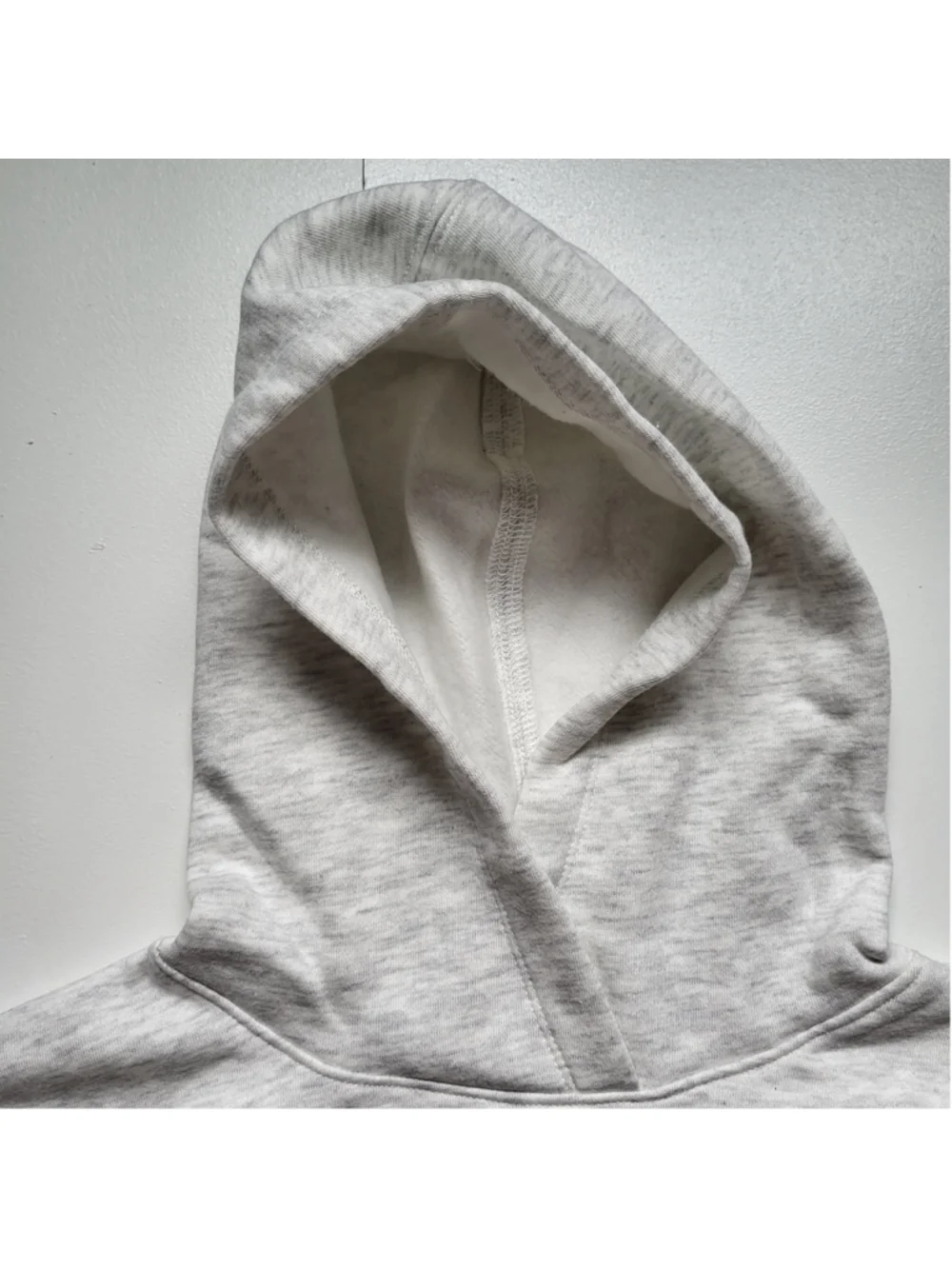 Girl's Converse Fleece-Lined Hoodie Sweatshirt–Gray Heather–Size M (10-11) - NWT